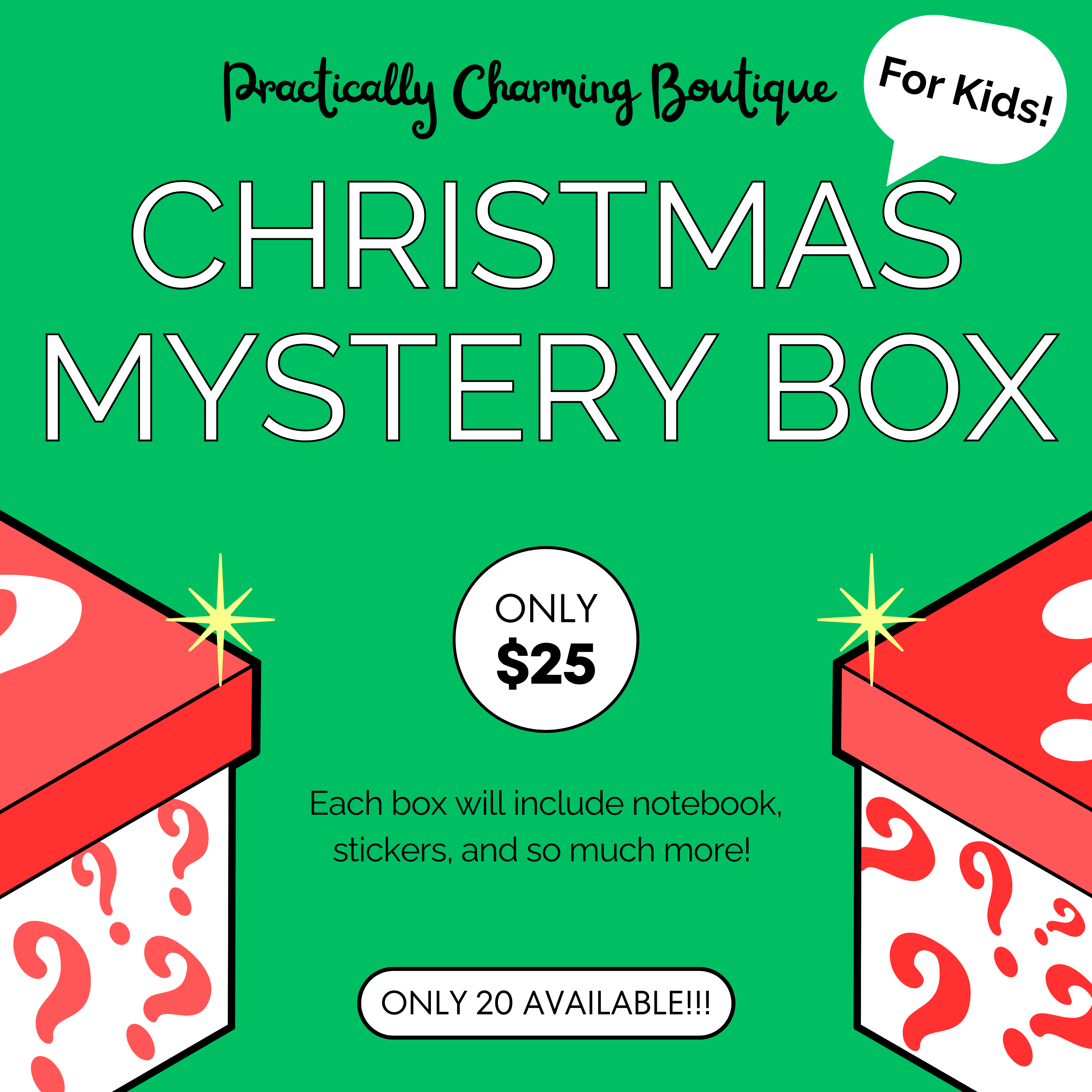 Kid's Christmas Mystery Box