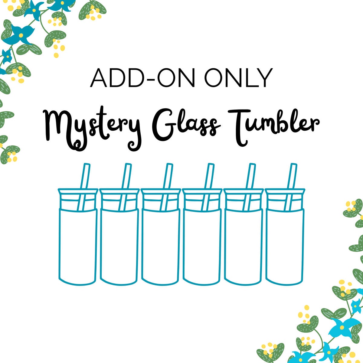 *ADD ON ONLY* Mystery Glass Tumbler